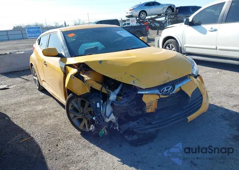 2017 Hyundai Veloster from USA, damaged, VIN KMHTC6AD9HU311550